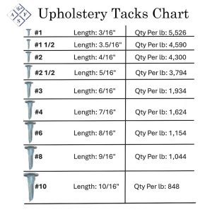 UPHOLSTERY TACKS